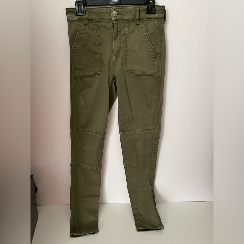 High Rise stretch crop jean